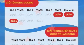 LỊCH NGHĨ LỄ 30/04/2026 VÀ NGÀY QUỐC TẾ LAO ĐỘNG : 01/05/2026 TẠI NP LOGISTICS!