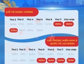 LỊCH NGHĨ LỄ 30/04/2026 VÀ NGÀY QUỐC TẾ LAO ĐỘNG : 01/05/2026 TẠI NP LOGISTICS!